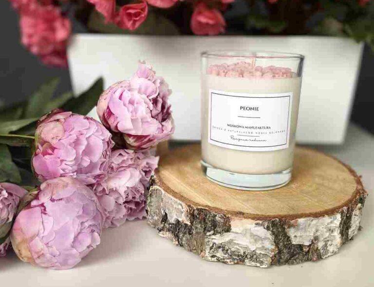 Ręcznie robiona świeca sojowa w szkle, Woskowa manufaktura