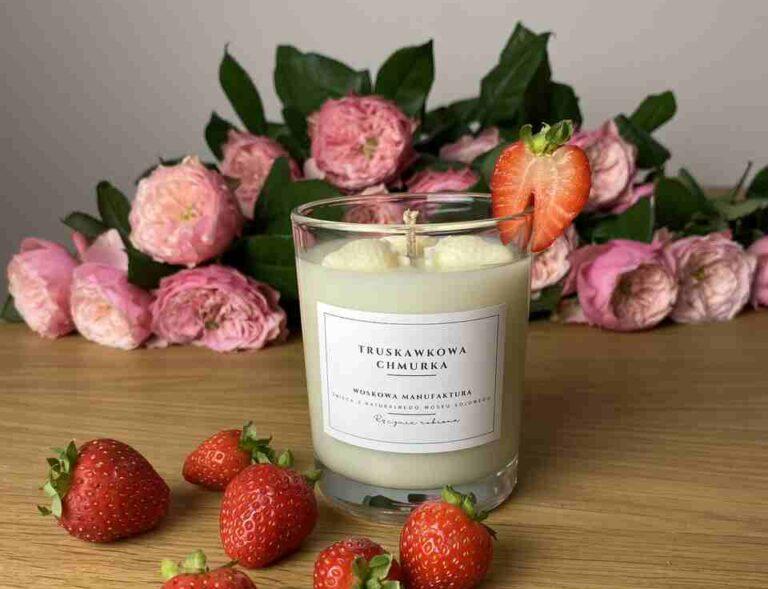 Ręcznie robiona świeca sojowa w szkle, Woskowa manufaktura