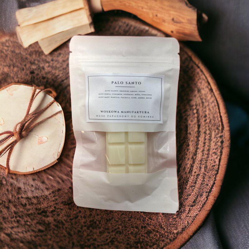 Wosk sojowy zapachowy do kominka "Palo santo"