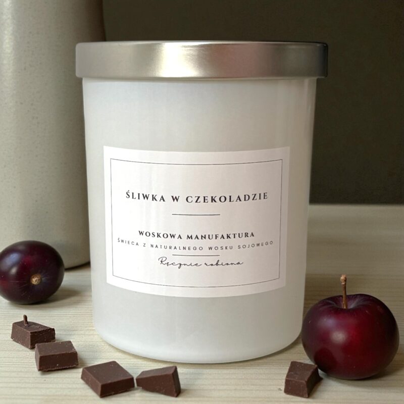 Świeca sojowa "Śliwka w czekoladzie"