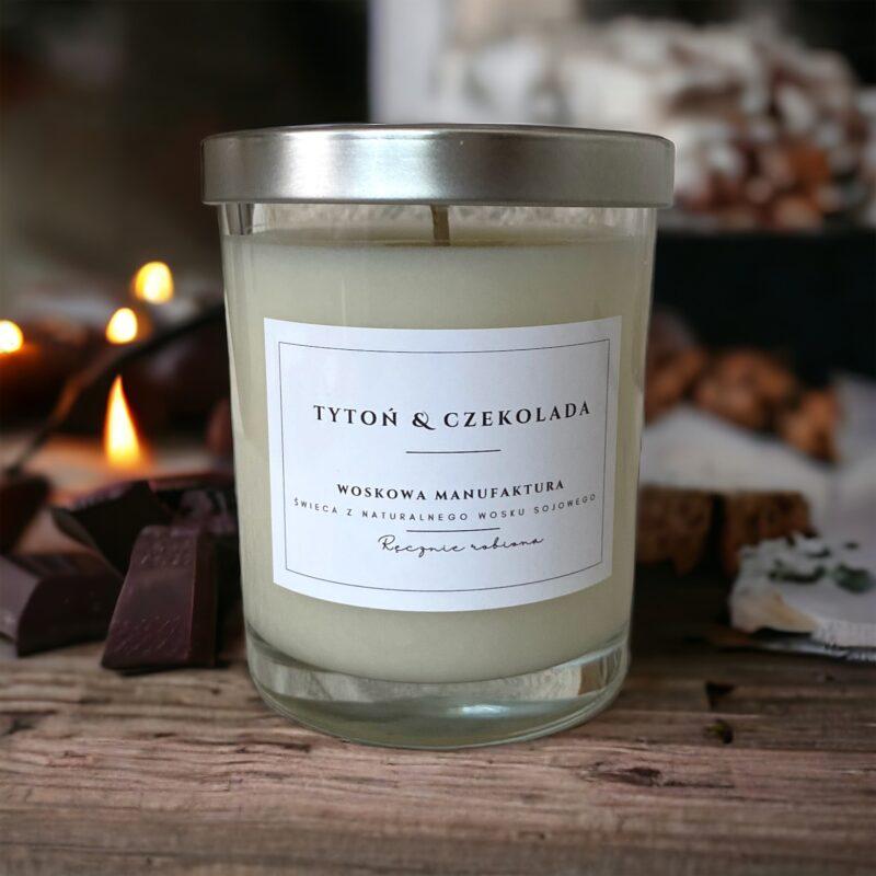 Świeca sojowa "Tytoń & czekolada"