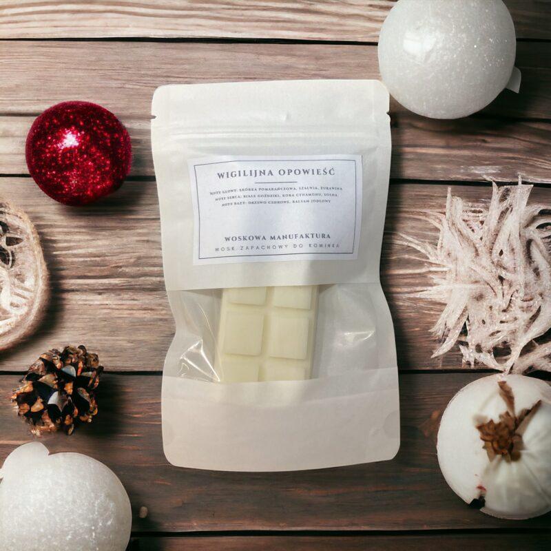 Wosk sojowy zapachowy do kominka "Opowieść Wigilijna"