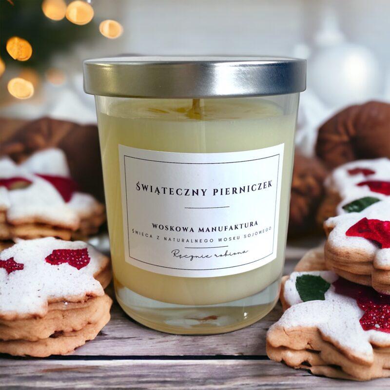 Świeca sojowa „Świąteczny Pierniczek”