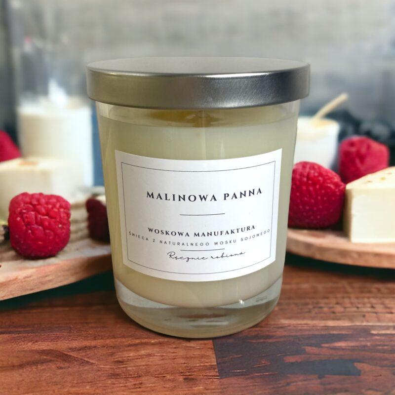 Świeca sojowa "Malinowa Panna"
