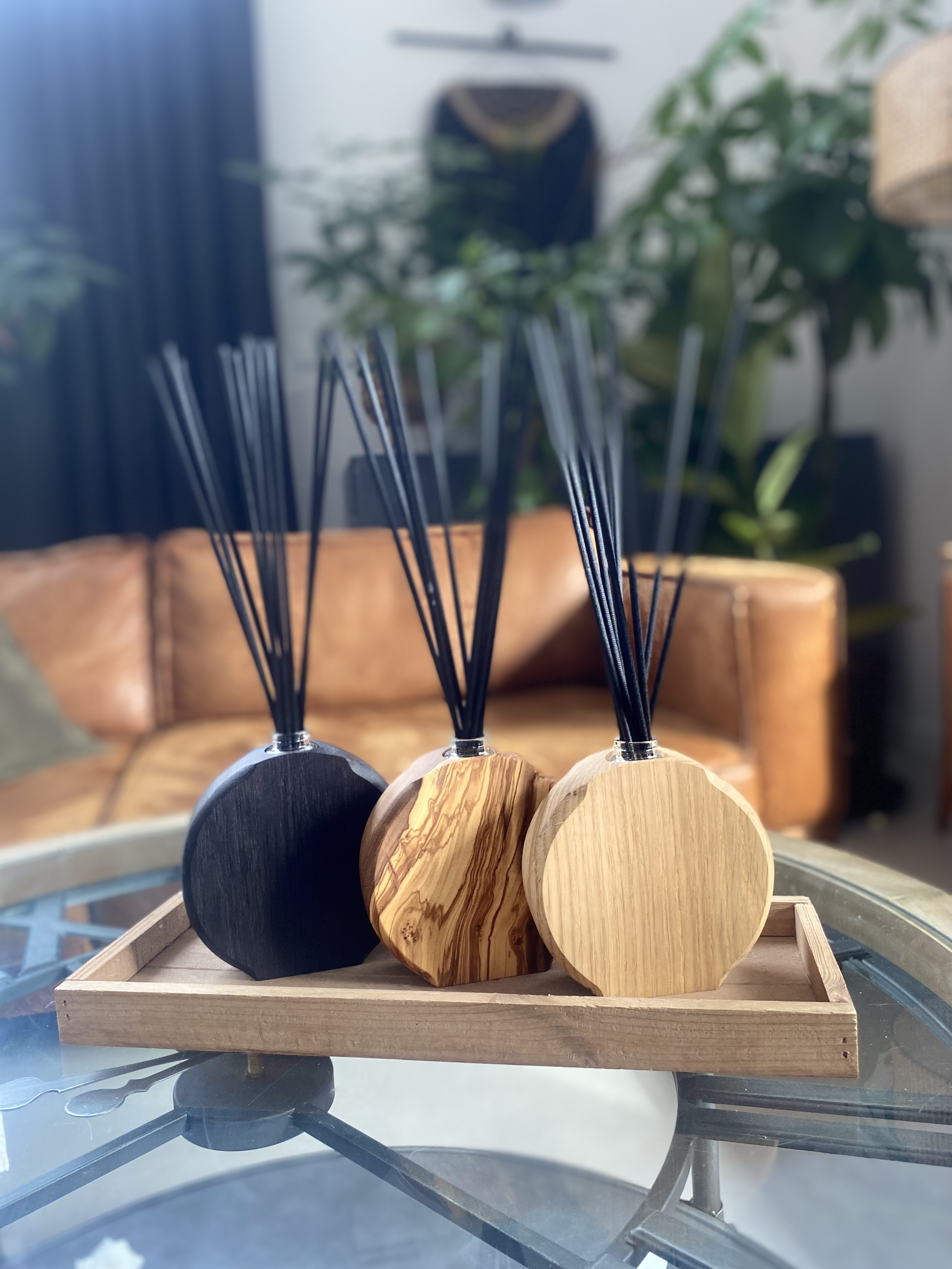 Drewniany dyfuzor zapachowy "Sycylijska Oliwka" - obrazek 2