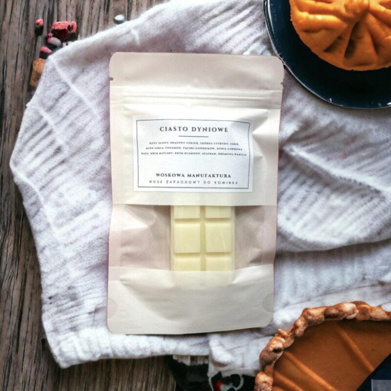 Wosk sojowy zapachowy do kominka "Ciasto dyniowe"