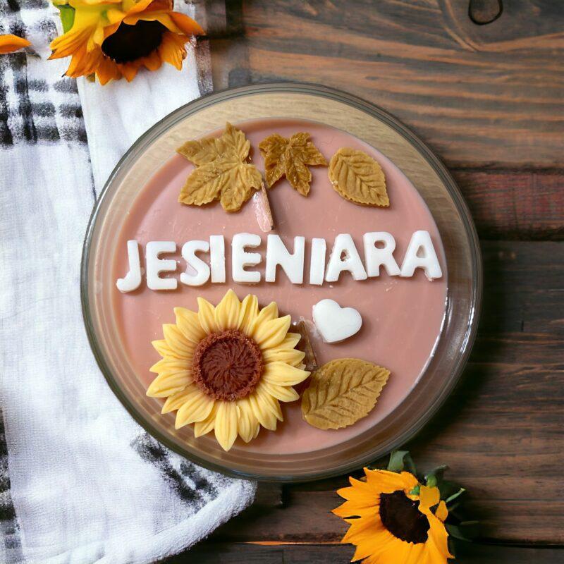 "Jesieniara" duża świeca sojowa