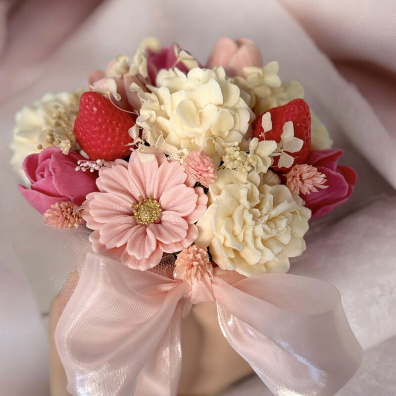 Flower Candle Box "Czułość" M