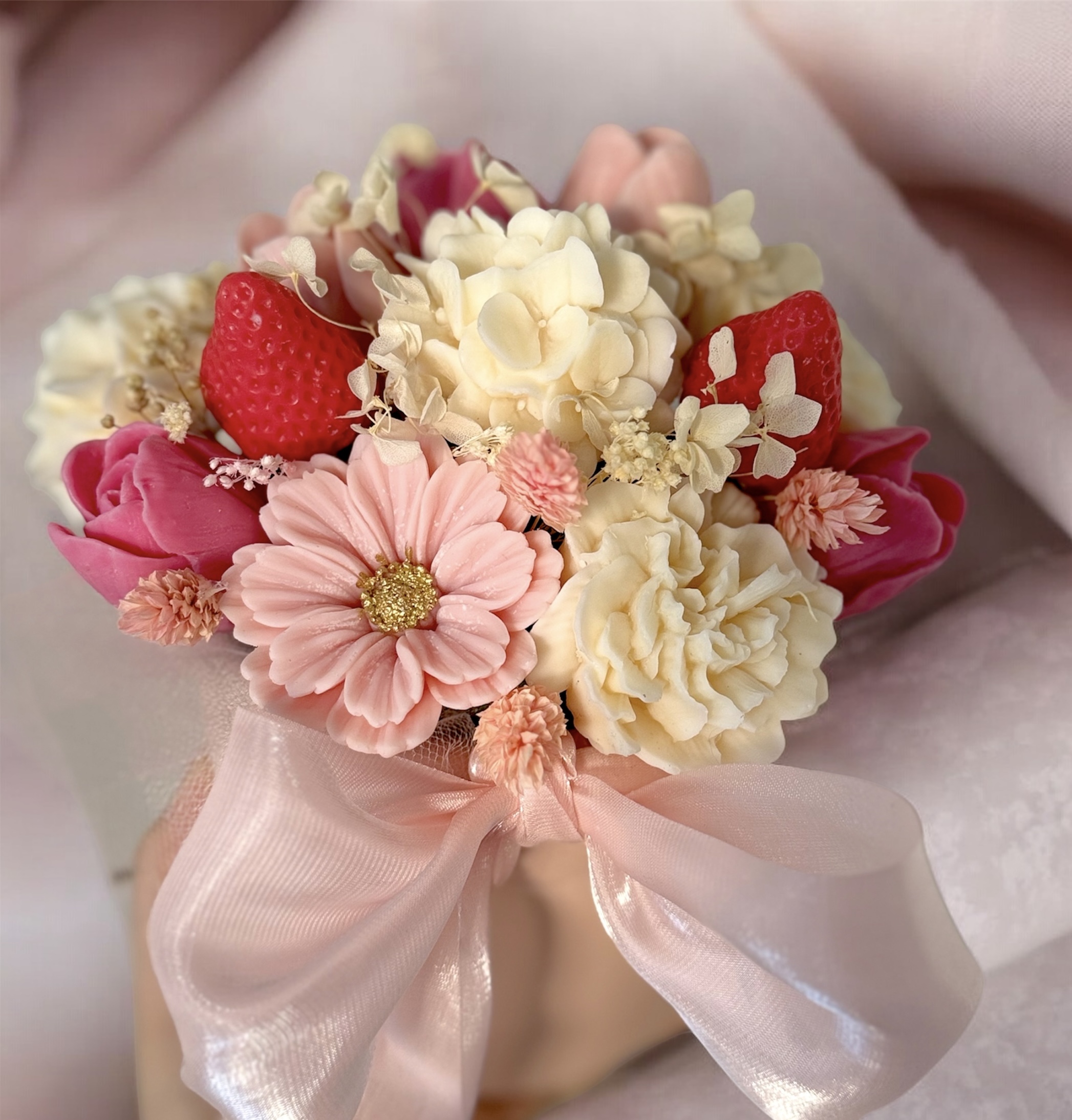 Flower Candle Box "Czułość" M