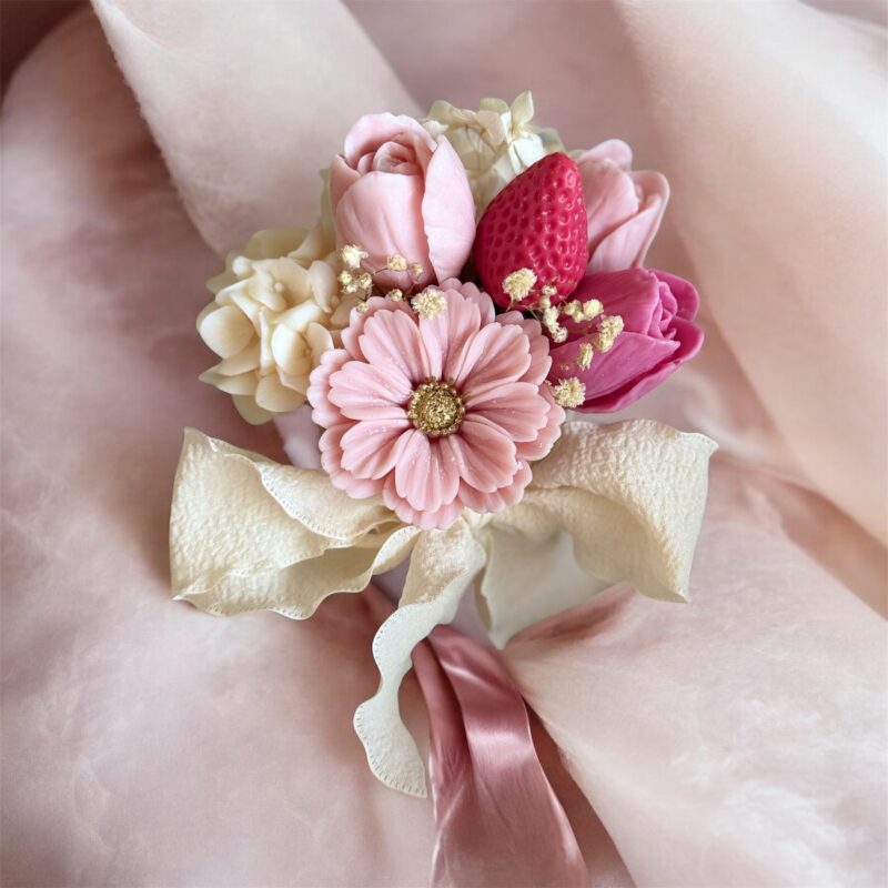 Flower Candle Box "Czułość" S