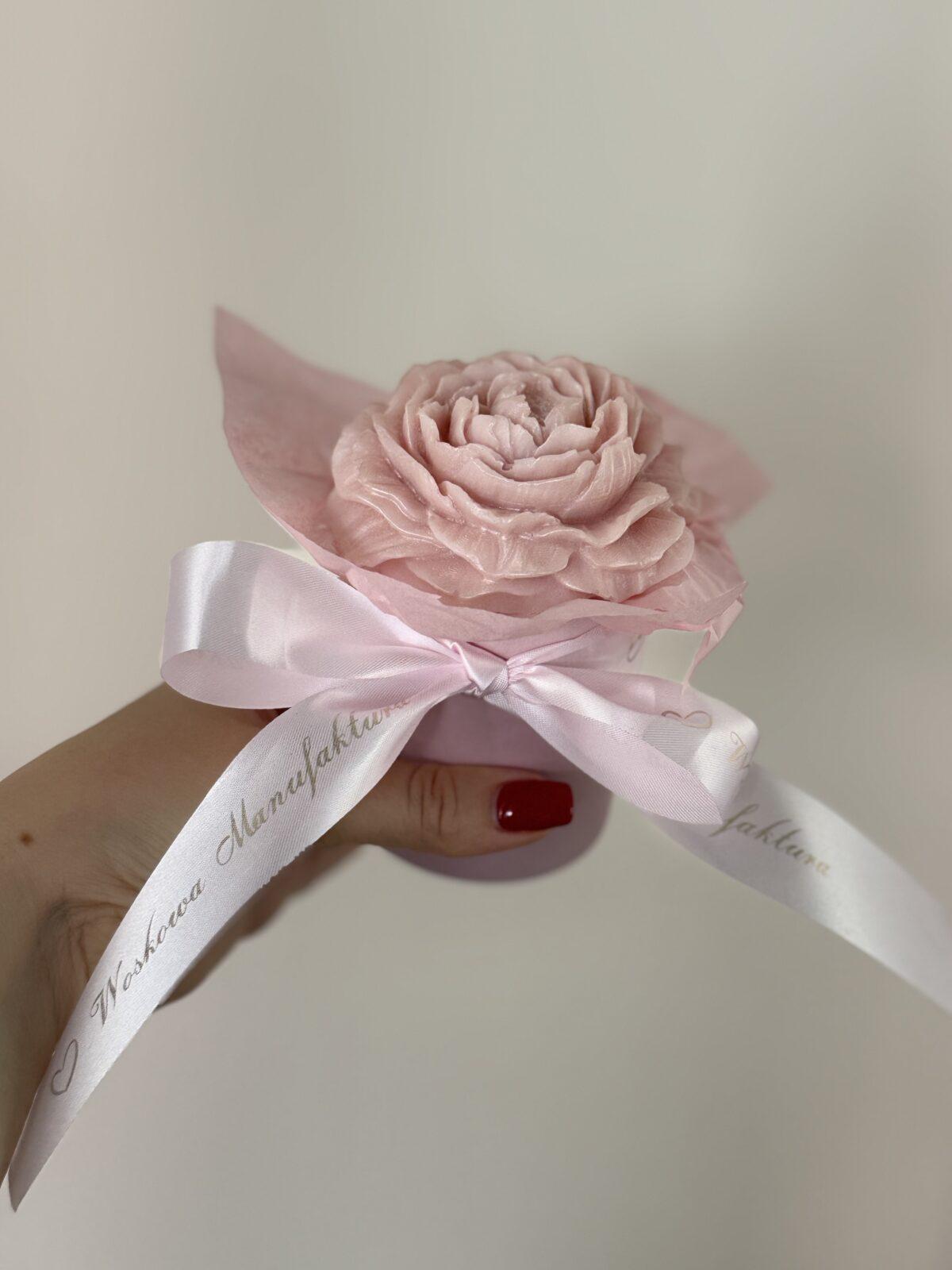 Flower Candle Box Mini "Piwonia" - obrazek 2