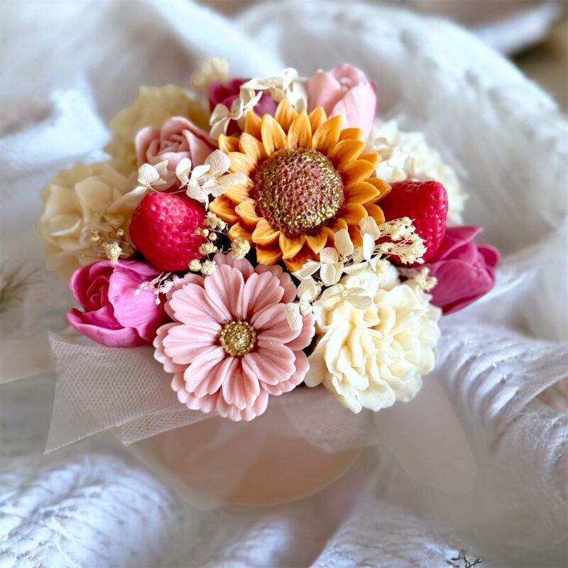 Flower Candle Box "Beztroska" M