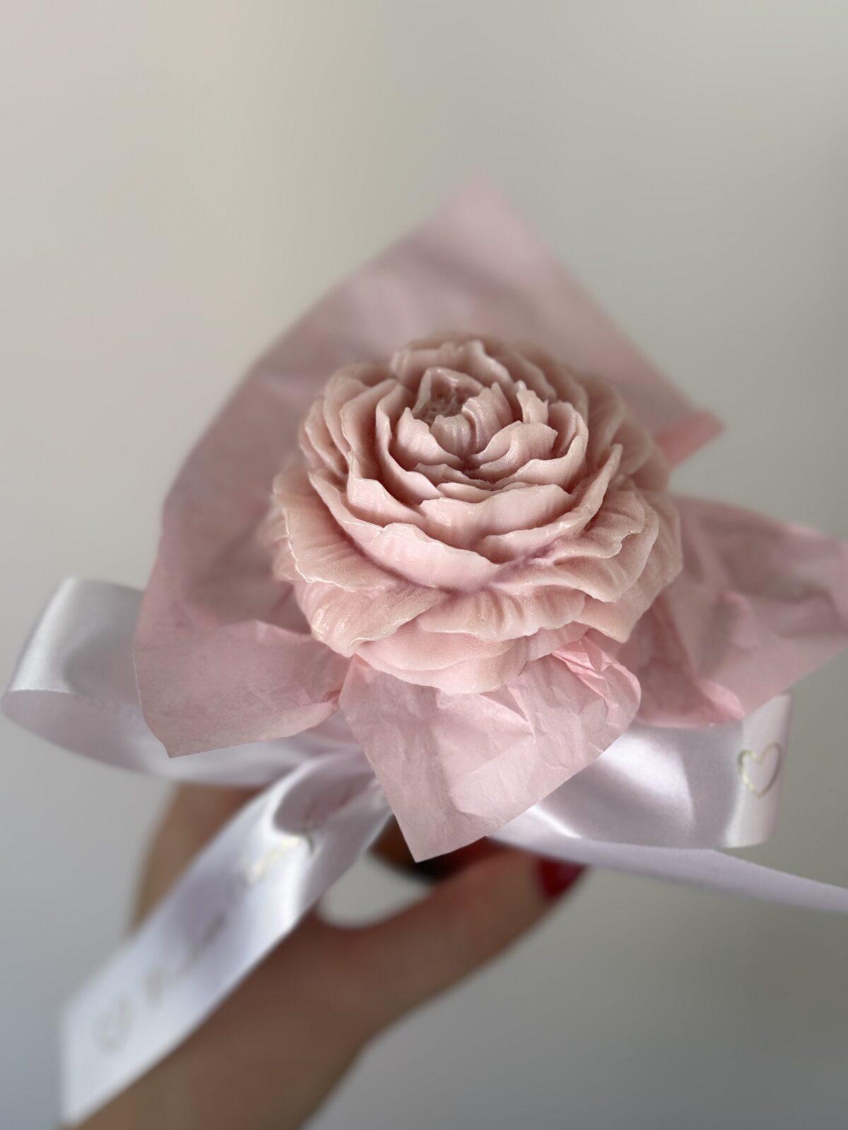 Flower Candle Box Mini "Piwonia"