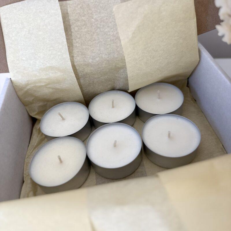 Zestaw podgrzewaczy sojowych tealight - duże 40 g