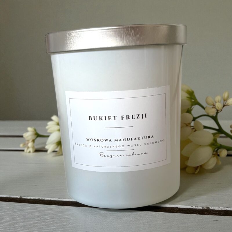 Świeca sojowa "Bukiet Frezji"