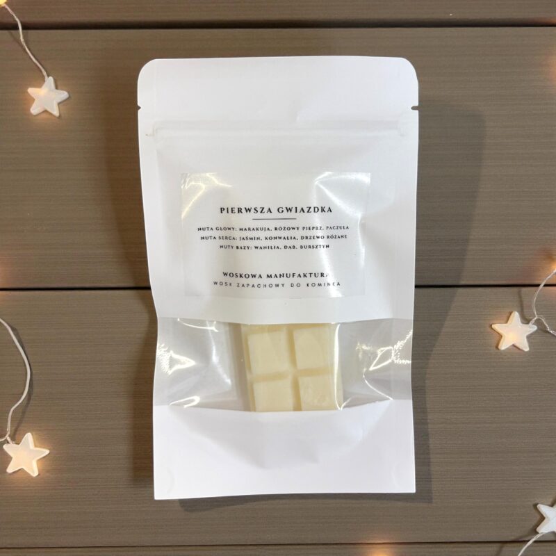 Wosk sojowy zapachowy do kominka "Pierwsza Gwiazdka"