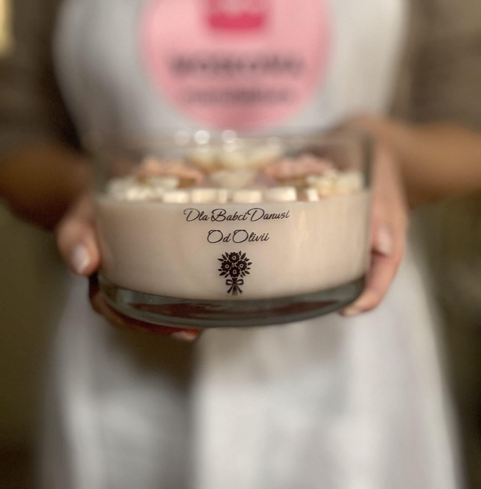 "Subtelna" duża świeca sojowa - obrazek 2