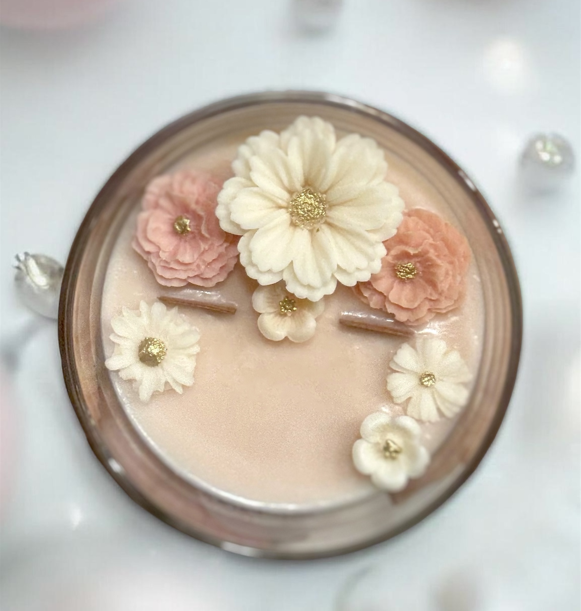 "Subtelna" duża świeca sojowa