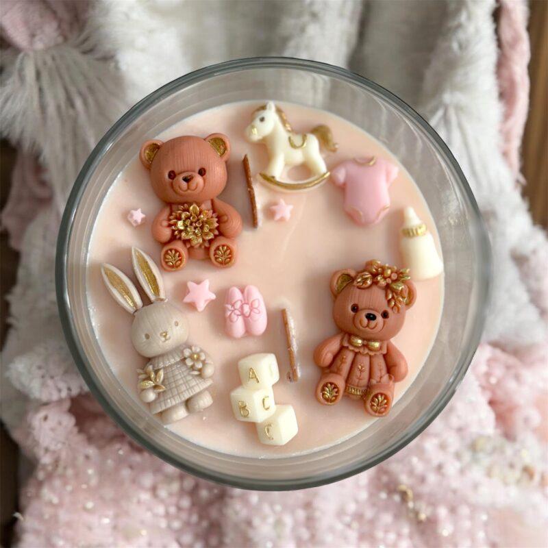 "It's a Girl!" duża świeca sojowa