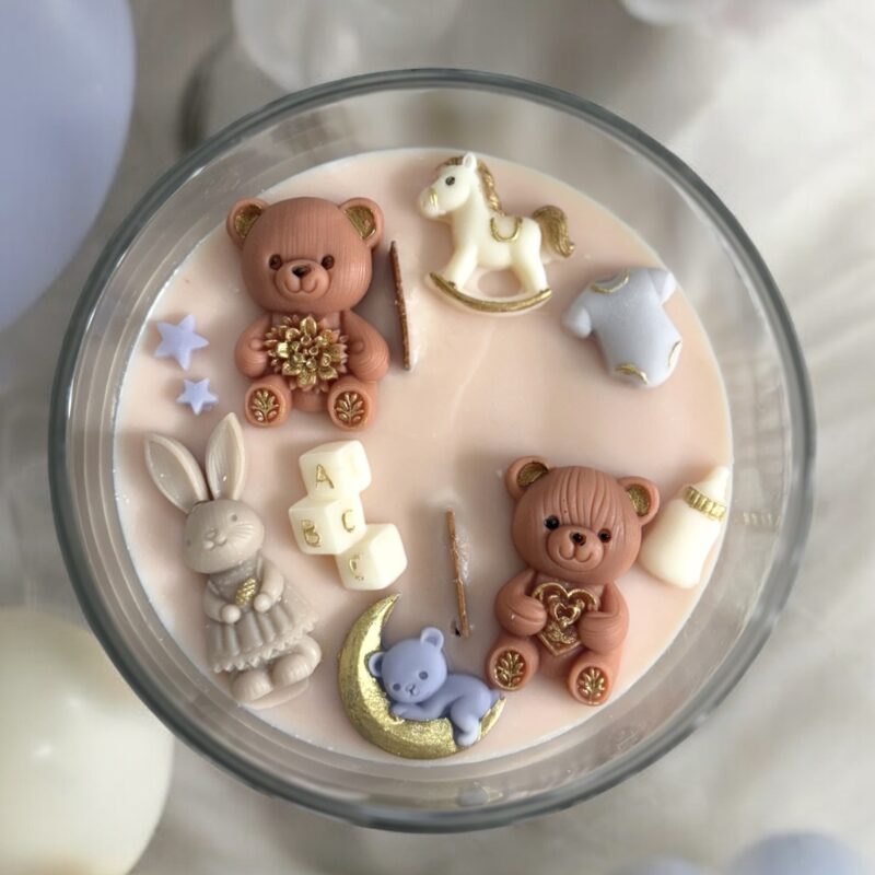 "It's a Boy!" duża świeca sojowa