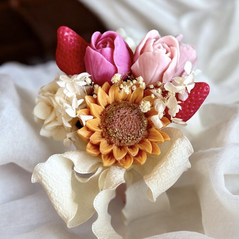 Flower Candle Box "Beztroska" S